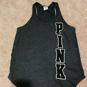 PINK racer back tank top
